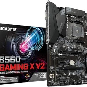 Gigabyte B550 Gaming X V2 (AMD Ryzen 5000/B550/ATX/M.2/HDMI/DVI/USB 3.1 Gen 2/DDR4/ATX/Gaming Motherboard), 128 GB